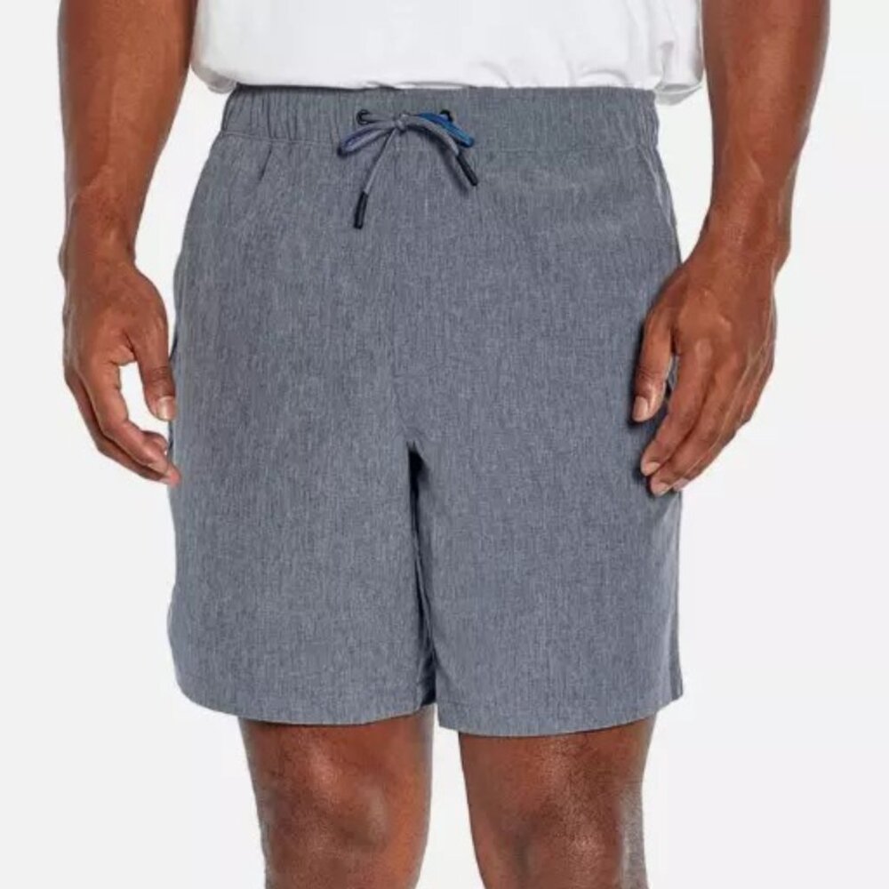Eddie Bauer Blue Lightweight Pull On Shorts UPF 50+ Water Repellent XXL NWT